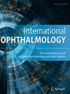 INTERNATIONAL OPHTHALMOLOGY雜志封面